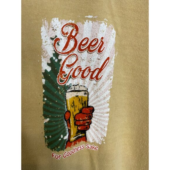 Crazy Shirts Men's Christmas Beer Good for Goodness Sake Tee Shirt XXL - Picture 3 of 4